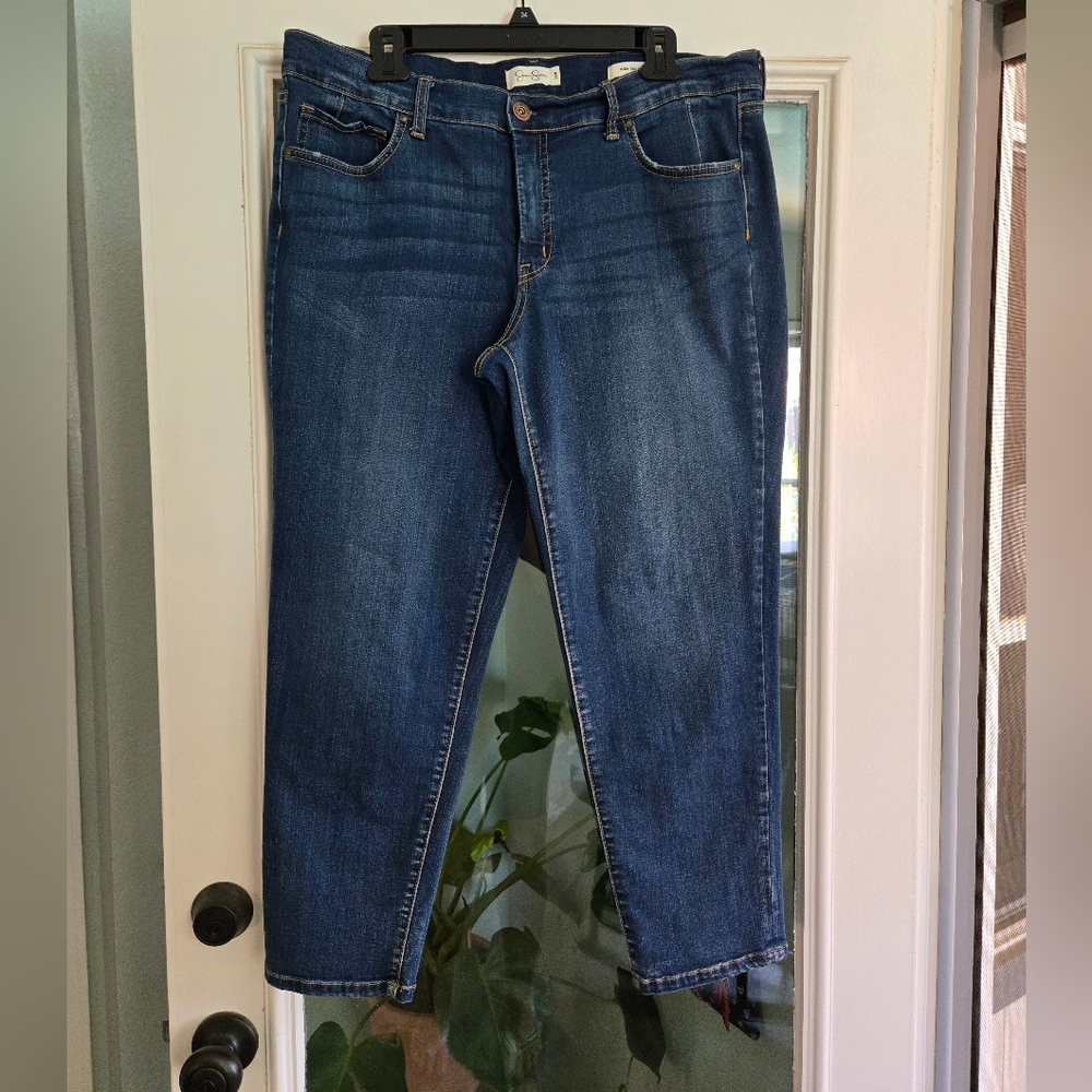 Jessica Simpson Women's Blue Ankle & Cropped Jeans